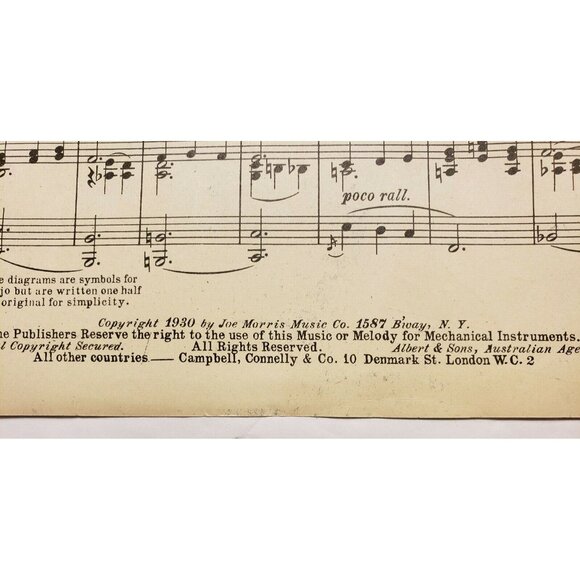 Sheet Music-"When Your Hair Has Turned to Silver" Guy Lombardo; DeRose1930 - Picture 3 of 4